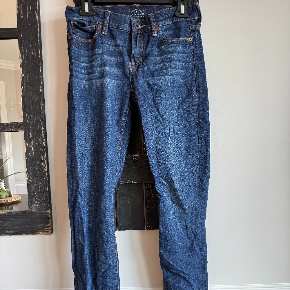 Women’s Lucky Brand Jeans, Brooke Straight, Size: 4/27 R, Blue Denim